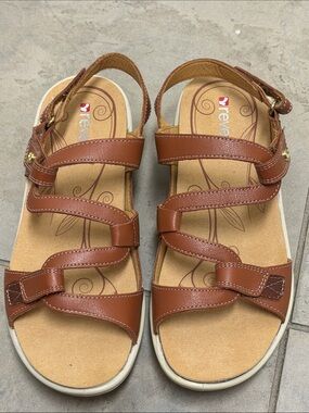 Reverse Women's Brown Multi-Strap Comfort Sandals